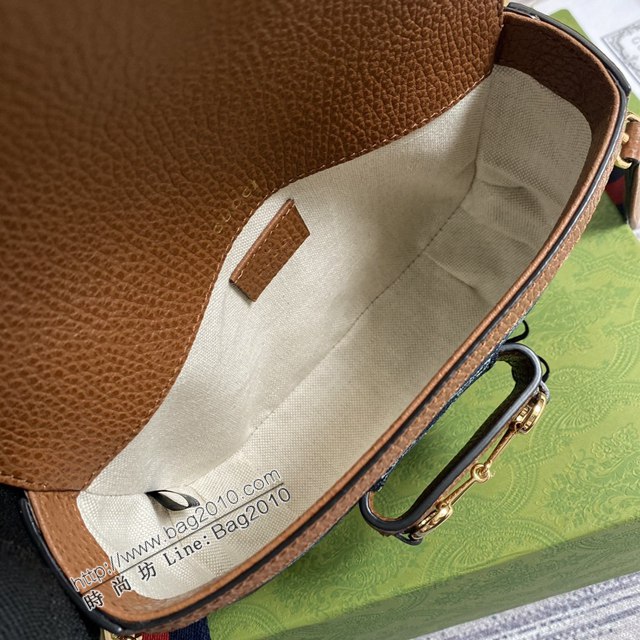 Gucci2021新顏色女包 古馳迷你牛仔小挎包 Gucci爆款馬鞍包 658574  ydg3189